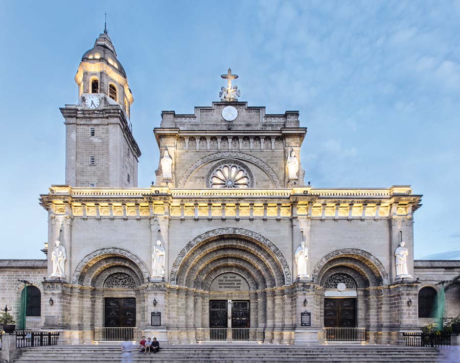 The Restoration of Manila Cathedral: front facade